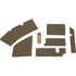 John Deere 7000 Series Tractor Replacement Lower Cab Foam Kit - Multi-Brown