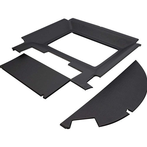 John Deere 30 & 40 Series 2WD Tractor Replacement Complete Headliner Kit - Black Vinyl
