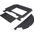 John Deere 30 & 40 Series 2WD Tractor Replacement Complete Headliner Kit - Black Vinyl