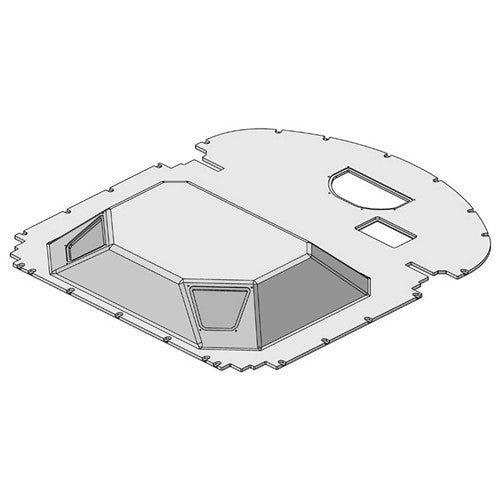 John Deere 60 & 70 Series 4WD Tractor Replacement Headliner - Sailcloth Tan Vinyl