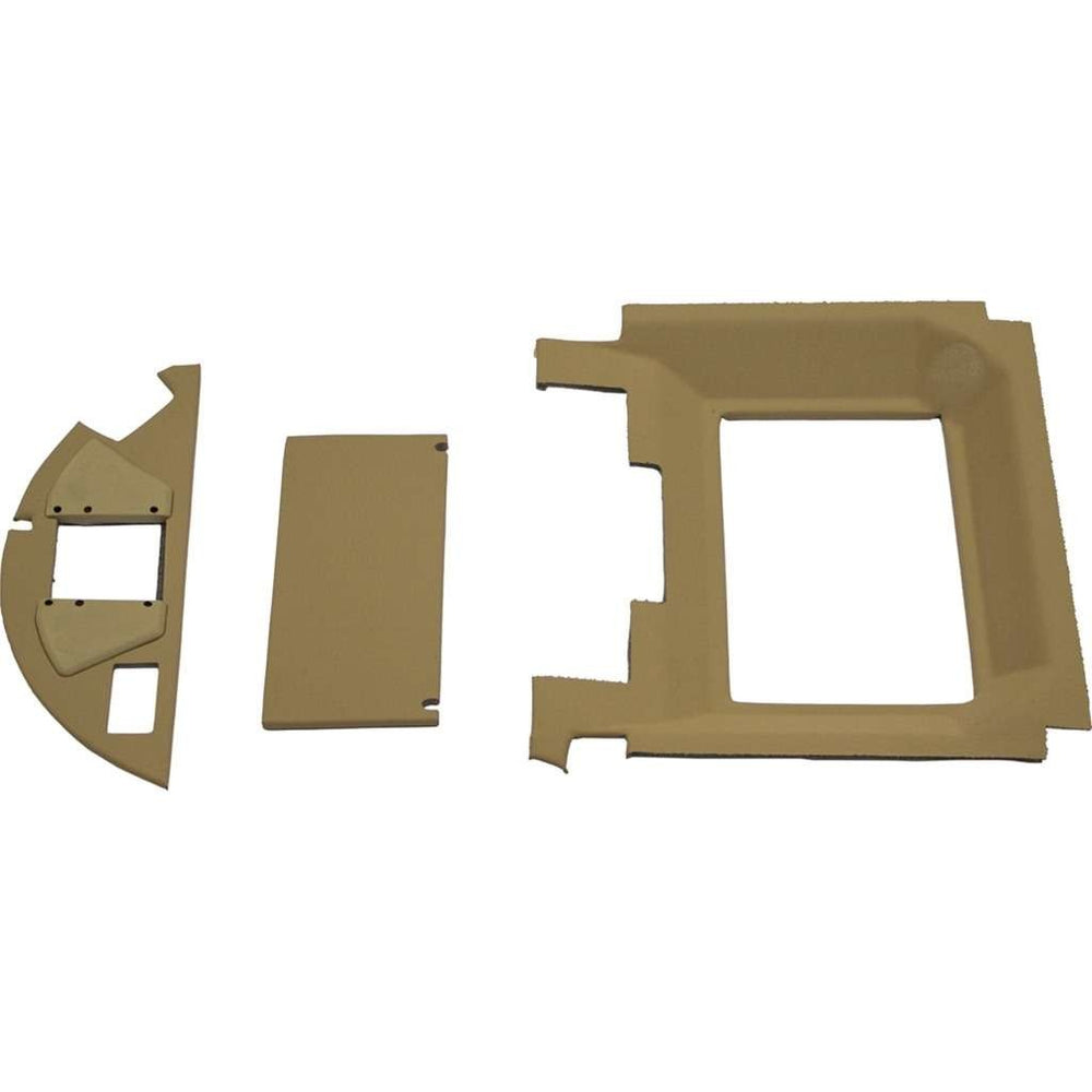 John Deere 55 Series Tractor Replacement Complete Headliner Kit - Sailcloth Tan Vinyl