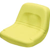 John Deere Lawn Mower Bucket Seat - Fits Various Models - Yellow Vinyl