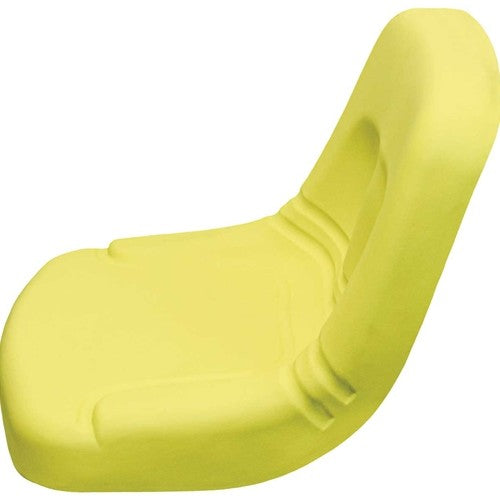 John Deere Lawn Mower Replacement Bucket Seat - Fits Various Models - Yellow Vinyl