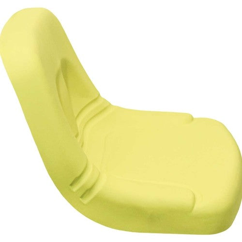 John Deere Lawn Mower Replacement Bucket Seat - Fits Various Models - Yellow Vinyl