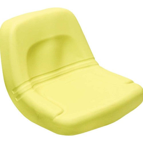 John Deere Lawn Mower Replacement Bucket Seat - Fits Various Models - Yellow Vinyl