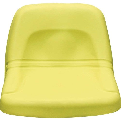 John Deere Lawn Mower Replacement Bucket Seat - Fits Various Models - Yellow Vinyl