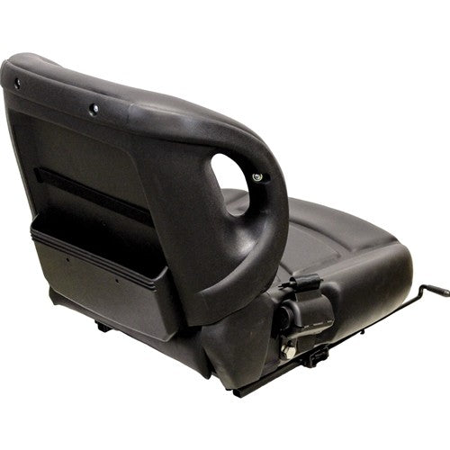 Toyota Forklift Replacement Seat Kit - Fits Various Models - Black Vinyl