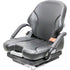 Toyota 7F-8F-THDC Series Forklift Replacement Seat & Mechanical Suspension - Fits Various Models - Black Vinyl