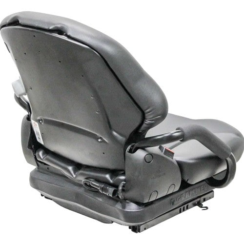 Toyota 7F-8F-THDC Series Forklift Replacement Seat & Mechanical Suspension - Fits Various Models - Black Vinyl