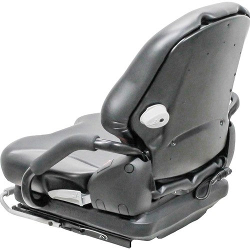 Caterpillar DP-2EPC Series Forklift Replacement Seat & Mechanical Suspension - Fits Various Models - Black Vinyl