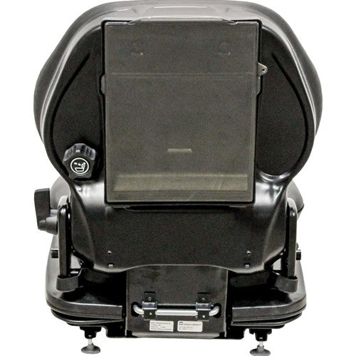 Kubota Lawn Mower Replacement Seat & Mechanical Suspension - Fits Various Models - Black Vinyl