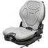 Case Skid Steer Replacement Seat & Mechanical Suspension - Fits Various Models - Gray Vinyl