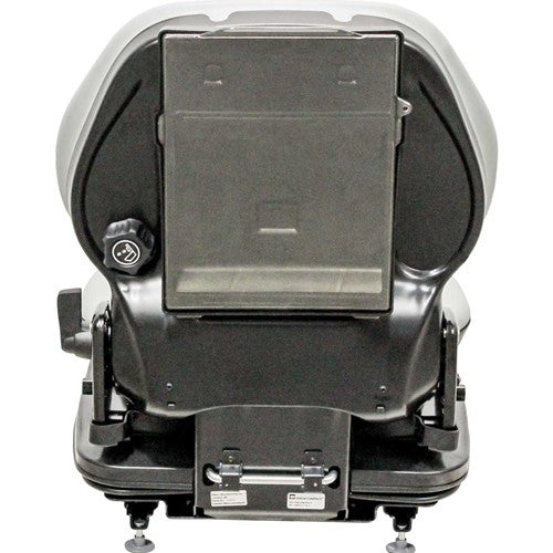 Jacobsen Lawn Mower Seat & Mechanical Suspension - Fits Various Models - Gray Vinyl