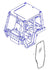 Caterpillar 3986096 Crawler Tractor-Loader-Dozer LH Door Replacement Cab Glass