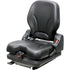 Bobcat Skid Steer Replacement Seat & Mechanical Suspension - Fits Various Models - Black Vinyl