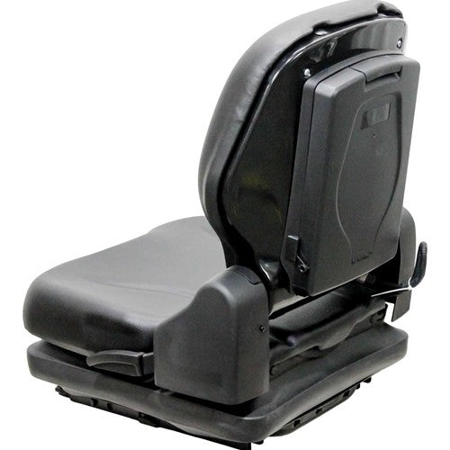 Case 1150H & 1150K Dozer Replacement Seat & Mechanical Suspension - Black Vinyl