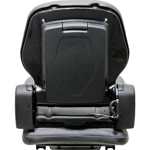 Case 1150H & 1150K Dozer Replacement Seat & Mechanical Suspension - Black Vinyl