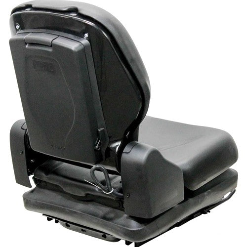 Crown FC4500 & SC4500 Forklift Seat & Mechanical Suspension - Black Vinyl