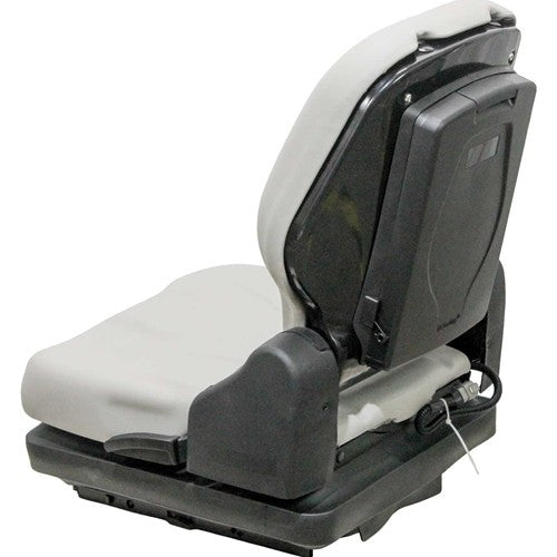 Case 1150H & 1150K Dozer Replacement Seat & Mechanical Suspension - Gray Vinyl