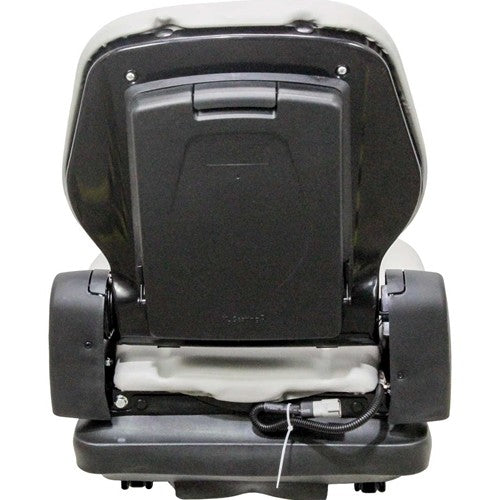 Case 1150H & 1150K Dozer Replacement Seat & Mechanical Suspension - Gray Vinyl