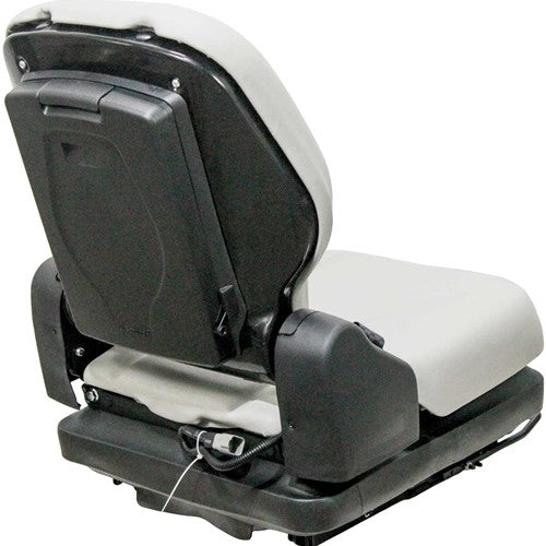 Case 1150H & 1150K Dozer Replacement Seat & Mechanical Suspension - Gray Vinyl