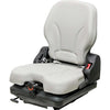 Case Skid Steer Replacement Seat & Mechanical Suspension - Fits Various Models - Gray Vinyl