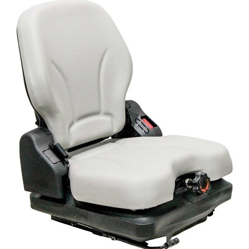 Crown FC4500 & SC4500 Forklift Seat & Mechanical Suspension - Gray Vinyl