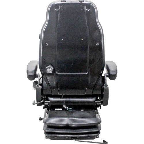 Case G Series Wheel Loader Replacement Seat & Air Suspension - Fits Various Models - Gray/Black Vinyl