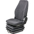 Volvo L20B & L25B Wheel Loader Replacement Seat & Mechanical Suspension - Black/Gray Cloth