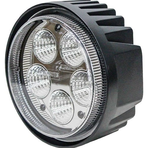 John Deere 6M-9RX Series Tractor/Sprayer Replacement LED Large Outer Hood Light Insert (LH/RH)