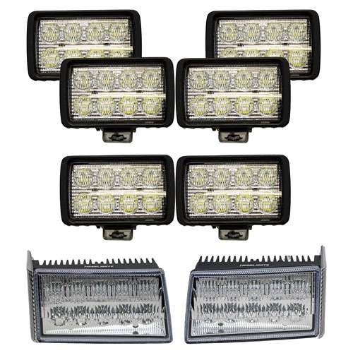 Case IH 5100-5200 Series Maxxum Tractor Complete Replacement LED Light Kit