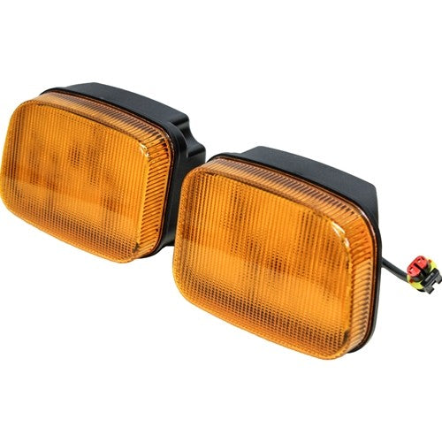 Ford-New Holland 70 Genesis Series Replacement LED Amber Cab Corner Light Kit