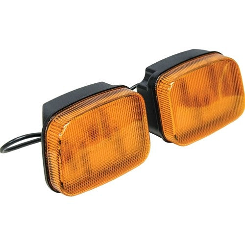 Ford-New Holland 70 Genesis Series Replacement LED Amber Cab Corner Light Kit