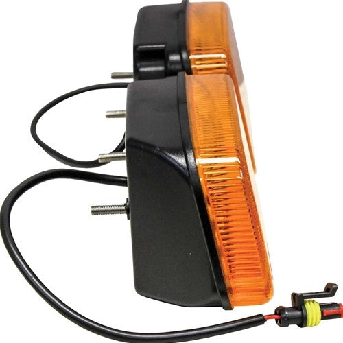 John Deere 5000-7030 Series Tractor Replacement LED Amber Cab Corner Light Kit