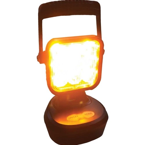 Rechargeable LED Flashing Amber Work Light