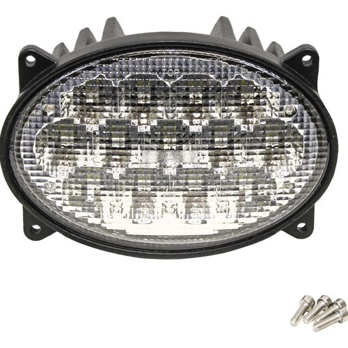 Case IH 5088-9230 Combine/John Deere 8020-9030(T) Replacement LED Oval Cab/Hood Light (Hi/Lo)