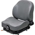 Ariens 2148 Lawn Mower Replacement Seat & Mechanical Suspension - Gray Vinyl