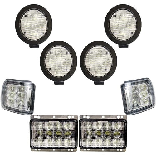 John Deere 6015-6020-6030-6L-7030 Series Complete Replacement Tractor LED Light Kit