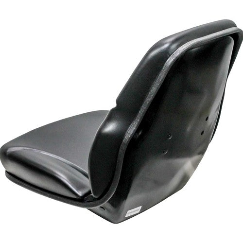 Daewoo Skid Steer Sears Bucket Seat - Fits Various Models - Black Vinyl