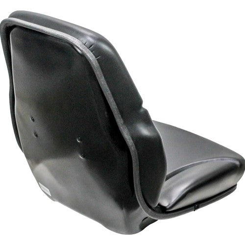 Daewoo Skid Steer Sears Bucket Seat - Fits Various Models - Black Vinyl