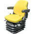 John Deere 5E, 5M, 6D, 6E Series & Utility Tractor Replacement Seat & Air Suspension - Fits Various Models - Yellow Vinyl