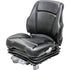 Wacker Skid Steer Replacement Seat & Mechanical Suspension - Black Vinyl