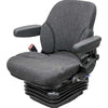 Caterpillar Dump Truck Replacement Seat & Air Suspension - Fits Various Models - Gray Cloth