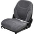 Case Dozer Replacement Seat Assembly - Fits Various Models - Gray Cloth