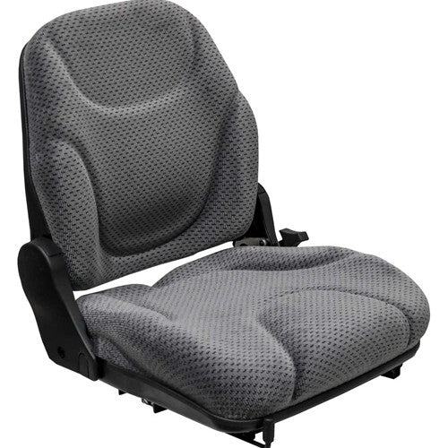 Case Dozer Replacement Seat Assembly - Fits Various Models - Gray Cloth