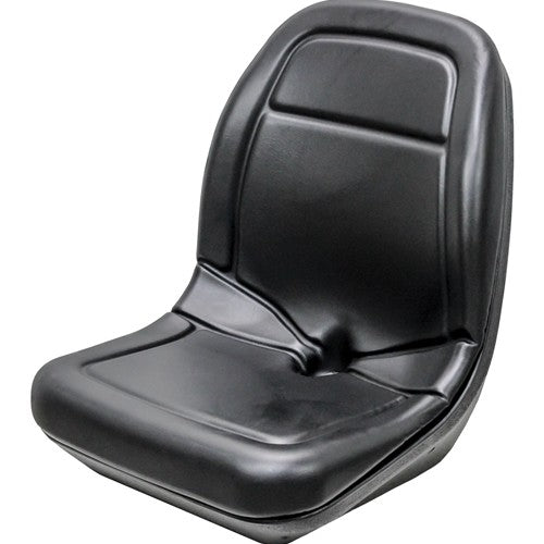 AGCO Lawn Mower Replacement Bucket Seat - Fits Various Models - Black Vinyl