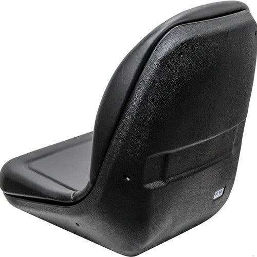 AGCO Lawn Mower Replacement Bucket Seat - Fits Various Models - Black Vinyl