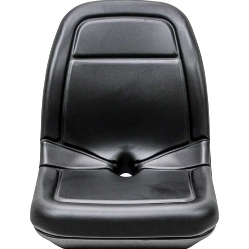 AGCO Lawn Mower Replacement Bucket Seat - Fits Various Models - Black Vinyl