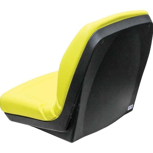 AGCO Lawn Mower Replacement Bucket Seat - Fits Various Models - Yellow Vinyl