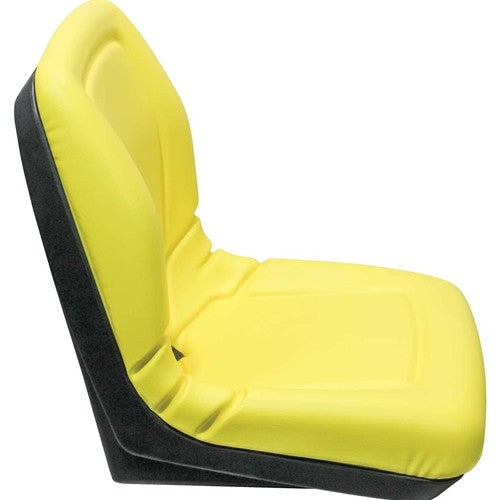 AGCO Lawn Mower Replacement Bucket Seat - Fits Various Models - Yellow Vinyl